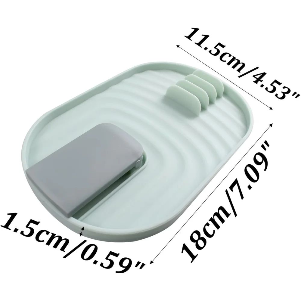 Foldable MultiFunction Spoon Rest Pot Lid Holder Stove Top Organizer 2