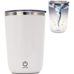 rechargeable self stirring mug – magnetic auto-mixing stainless steel travel cup for coffee, tea & protein shakes