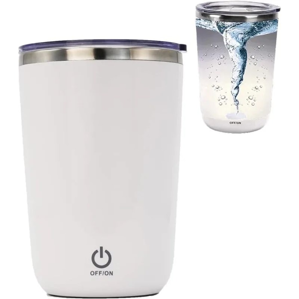 Rechargeable Self Stirring Mug Magnetic AutoMixing Stainless Steel Travel Cup For Coffee Tea Prot 7