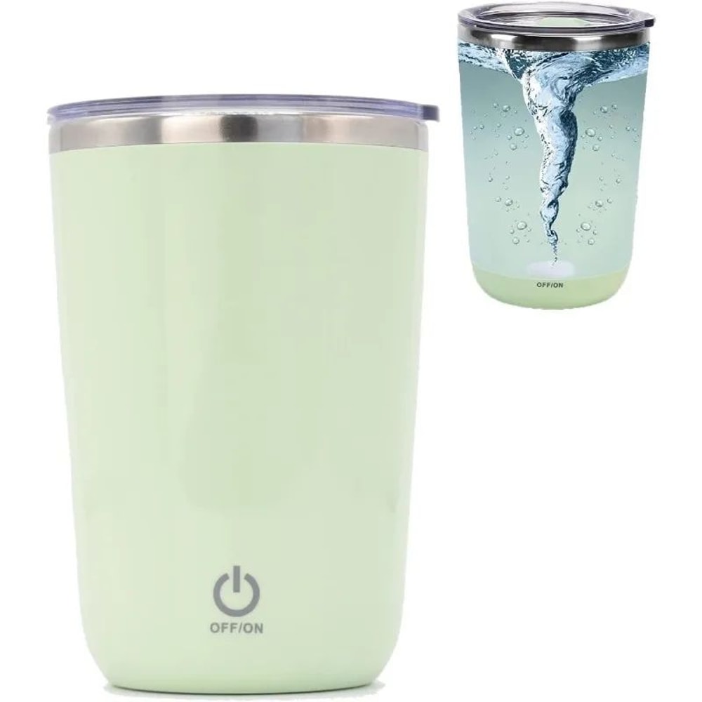 Rechargeable Self Stirring Mug Magnetic AutoMixing Stainless Steel Travel Cup For Coffee Tea Prot 6