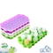 Honeycomb Silicone Ice Cube Tray With Lid 37 Mini Cubes Stackable Ice Mold For Cocktails Whiskey 0