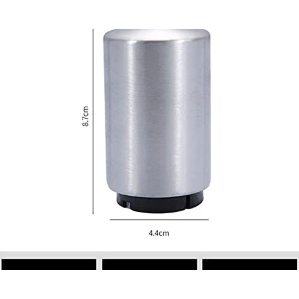 Magnetic PushDown Automatic Beer Bottle Opener Stainless Steel Cap Catcher Tool 1