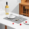 Faux Leather Placemats Set Waterproof HeatResistant NonSlip Wipeable Table Mats 1