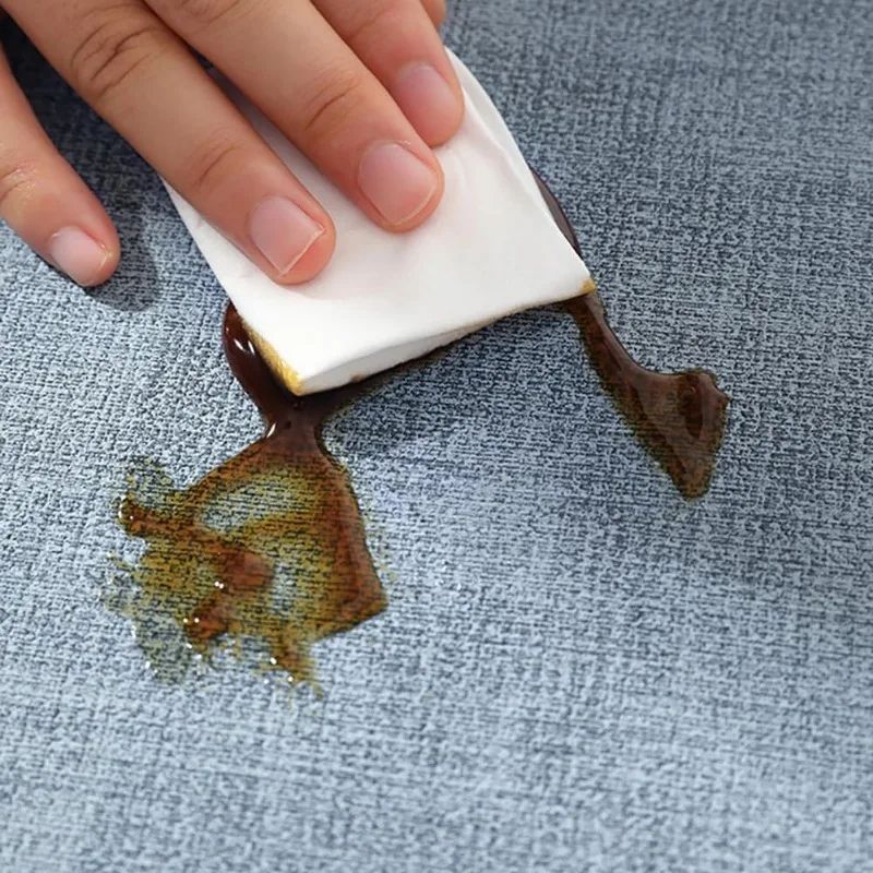 Faux Leather Placemats Set Waterproof HeatResistant NonSlip Wipeable Table Mats 3