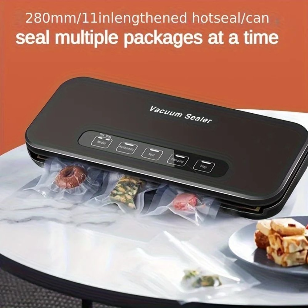 Automatic Vacuum Sealer Machine For Food Storage Compact Household Food Preservation System 0