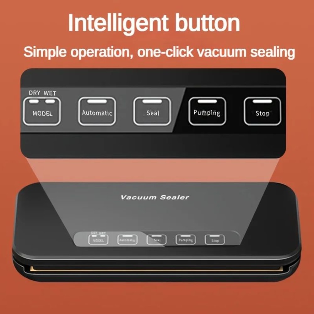 Automatic Vacuum Sealer Machine For Food Storage Compact Household Food Preservation System 1