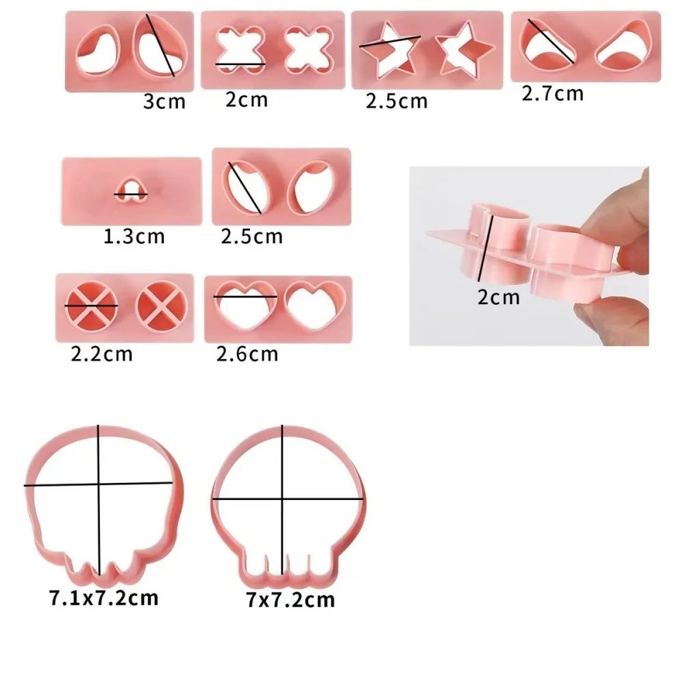 Halloween Mini Cookie Cutter Set Stainless Steel Mini Gingerbread Frosting Decoration Molds 1