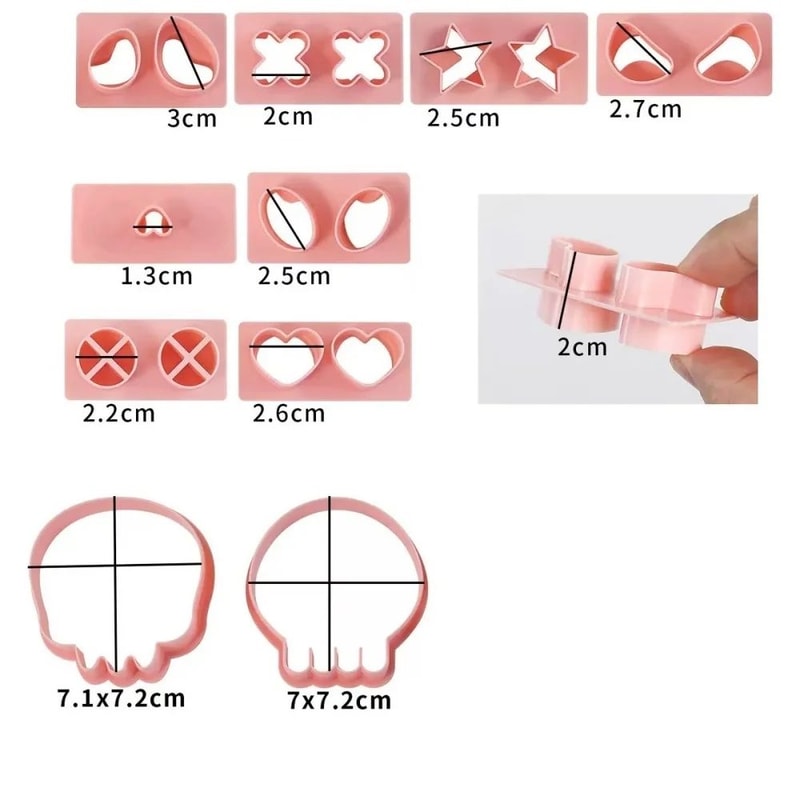 Halloween Mini Cookie Cutter Set Stainless Steel Mini Gingerbread Frosting Decoration Molds 1