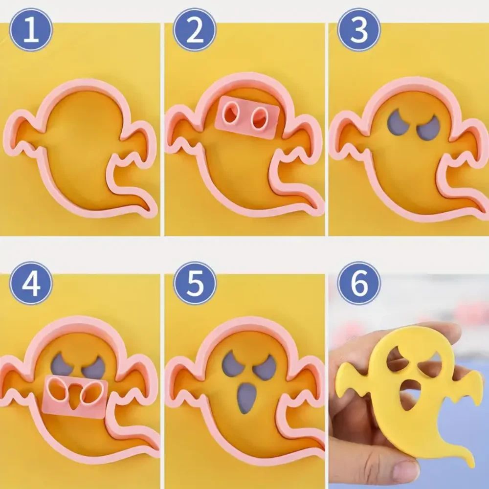 Halloween Mini Cookie Cutter Set Stainless Steel Mini Gingerbread Frosting Decoration Molds 2