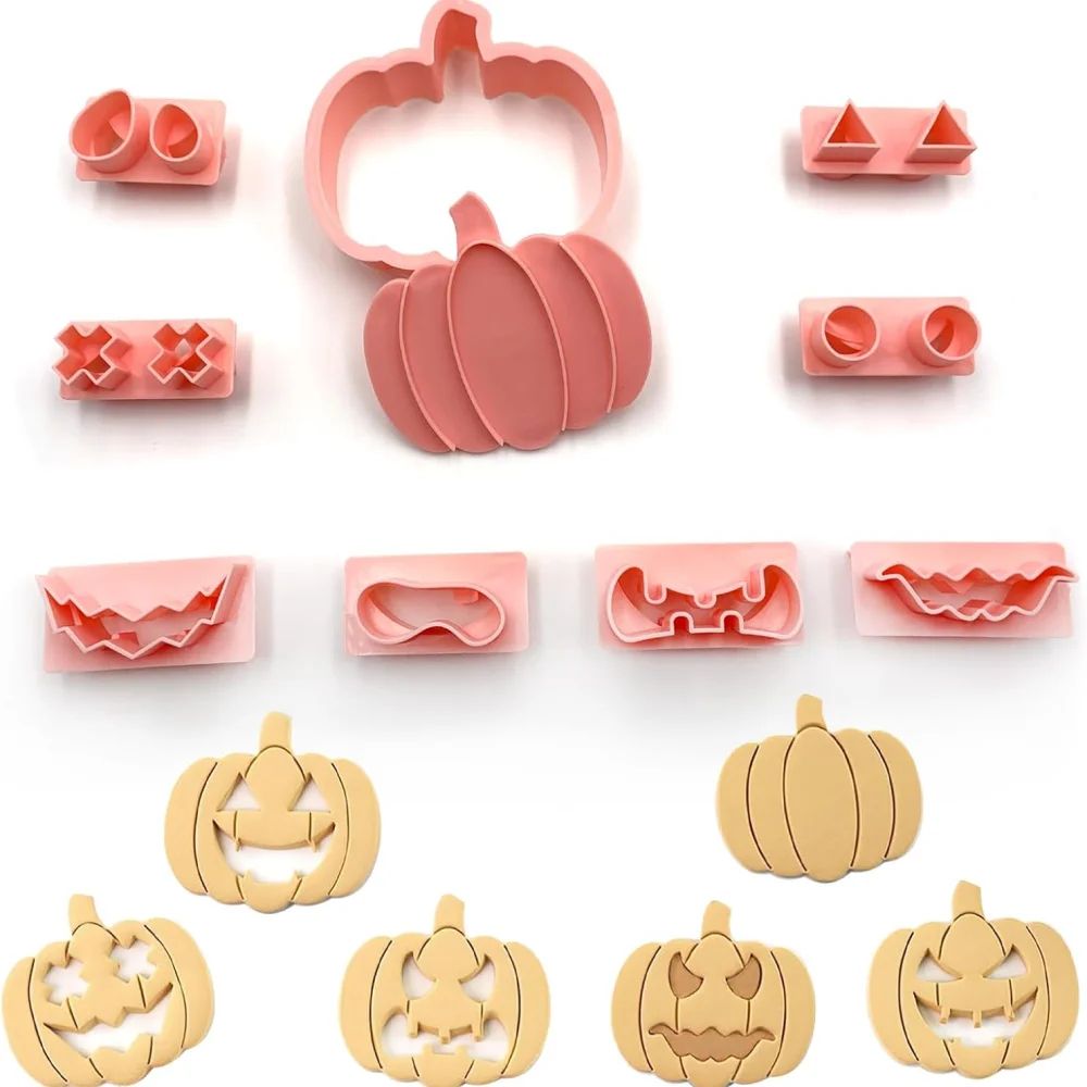 Halloween Mini Cookie Cutter Set Stainless Steel Mini Gingerbread Frosting Decoration Molds 3