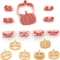 Halloween Mini Cookie Cutter Set Stainless Steel Mini Gingerbread Frosting Decoration Molds 3