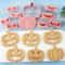 Halloween Mini Cookie Cutter Set Stainless Steel Mini Gingerbread Frosting Decoration Molds 6