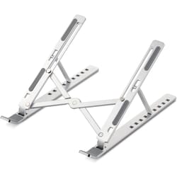 ergonomic adjustable laptop stand foldable portable desktop riser