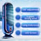 USB Desktop Tower Fan With LED Display 5Speed Quiet Desk Fan For Home Office Cooling 0