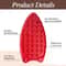 Reusable Silicone Ironing Board Pad HeatResistant Thick Protective Mat For Easy Ironing Anywhere 4