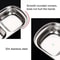 Stainless Steel Divided Dip Bowls Reusable Condiment Tray For Sauces Spices BBQ 4