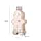 Gingerbread Shaped Reusable Drink Bottle 500ml Cute Holiday Beverage Container 1