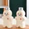 Gingerbread Shaped Reusable Drink Bottle 500ml Cute Holiday Beverage Container 3