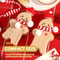 Gingerbread Shaped Reusable Drink Bottle 500ml Cute Holiday Beverage Container 4