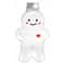 Gingerbread Shaped Reusable Drink Bottle 500ml Cute Holiday Beverage Container 6