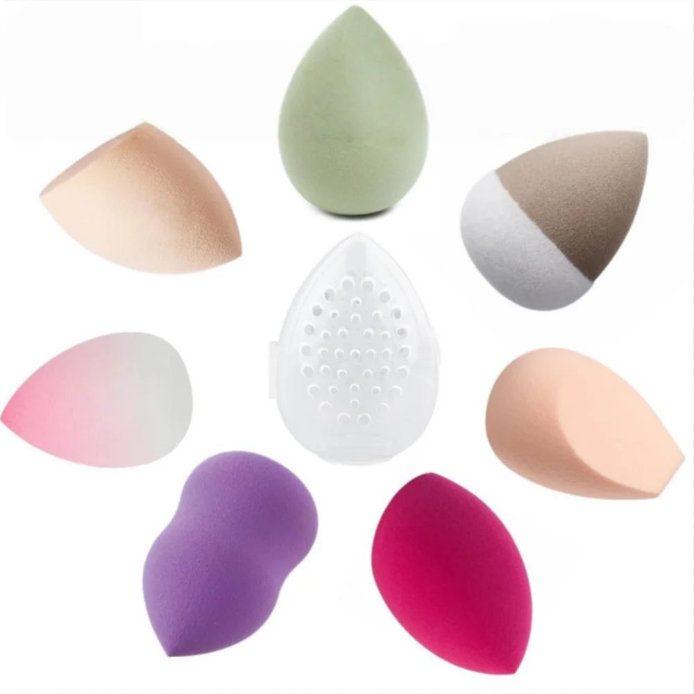 Compact Makeup Sponge Storage Box Drying Case Beauty Egg Organizer For Clean Ventilated Cosmetic 4