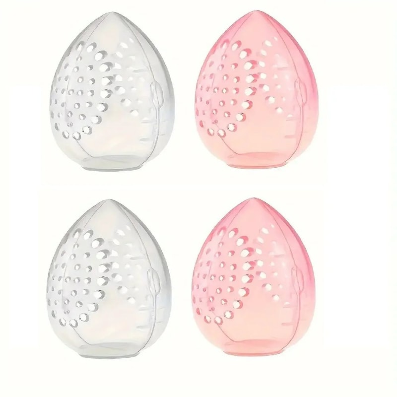 Compact Makeup Sponge Storage Box Drying Case Beauty Egg Organizer For Clean Ventilated Cosmetic 8