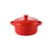 Mini Ceramic Baking Bowl With Lid Double Handles MicrowaveSafe Steamed Egg Soup Bowl 7