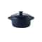 Mini Ceramic Baking Bowl With Lid Double Handles MicrowaveSafe Steamed Egg Soup Bowl 9