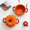 Ceramic Pumpkin Soup Pot With Lid Creative Halloween Soup Noodle Bowl 4