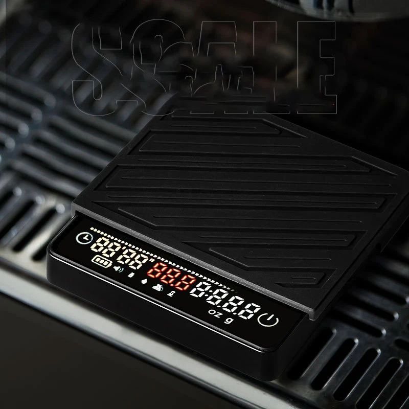 Smart PourOver Coffee Scale With Flow Rate Monitoring Rechargeable Precision 2