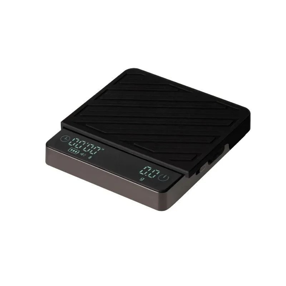 Smart PourOver Coffee Scale With Flow Rate Monitoring Rechargeable Precision 6