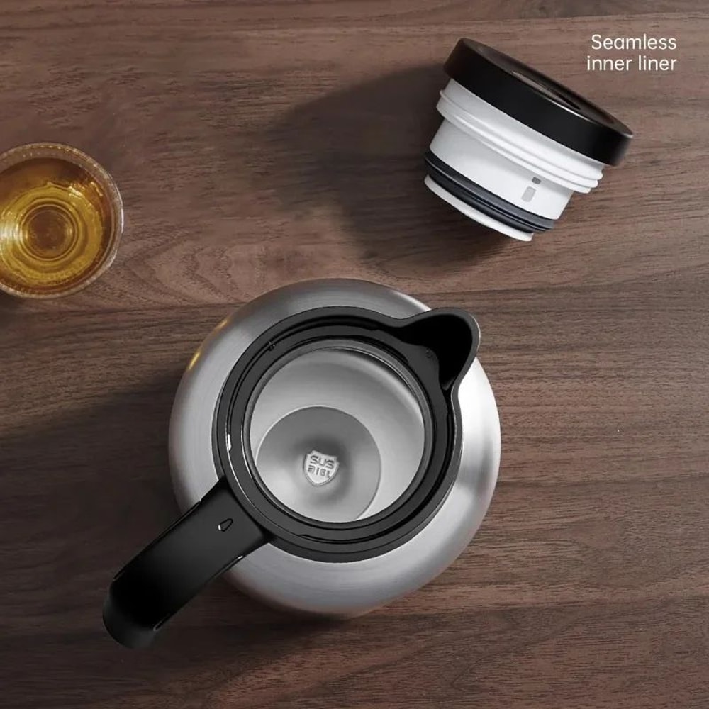 COOKER KING Stainless Steel Insulated Kettle 1520L Large Capacity Thermos Teapot 3