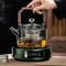 HeatResistant Glass Teapot With Infuser Integrated Steaming Boiling Kettle For Home And Office 1