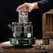HeatResistant Glass Teapot With Infuser Integrated Steaming Boiling Kettle For Home And Office 2