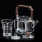 HeatResistant Glass Teapot With Infuser Integrated Steaming Boiling Kettle For Home And Office 3