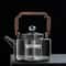 HeatResistant Glass Teapot With Infuser Integrated Steaming Boiling Kettle For Home And Office 7