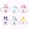 Sanrio Hello Kitty Kuromi HoneyCan Shaped 420ML Glass Cup With Silicone Lid Cute Kids Water Drin 5