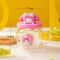 Sanrio Hello Kitty Kuromi HoneyCan Shaped 420ML Glass Cup With Silicone Lid Cute Kids Water Drin 9