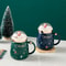 Santa SnowGlobe Lid Ceramic Christmas Mug 500ml Cute Christmas Mug With Lid Gift Cup 4