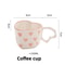 HandPainted Ceramic Heart Handle Mug 201300ml Romantic Love Coffee Tea Cup 7
