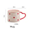 HandPainted Ceramic Heart Handle Mug 201300ml Romantic Love Coffee Tea Cup 9
