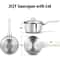 Premium Stainless Steel Saucepan Set 1QT2QT3QT InductionReady Cookware With StayCool Handles 5