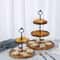 Removable 23 Layer Wooden Cake Stand Tiered Dessert Display Tray 0