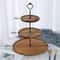 Removable 23 Layer Wooden Cake Stand Tiered Dessert Display Tray 8