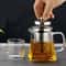 Premium Borosilicate Glass Teapot With Infuser HeatResistant Clear Brew Pot 350550750 ML 0