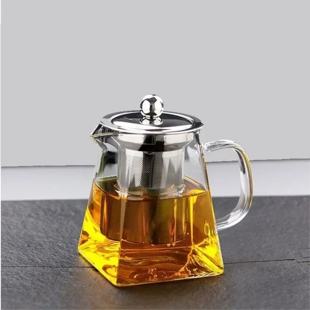 Premium Borosilicate Glass Teapot With Infuser HeatResistant Clear Brew Pot 350550750 ML 5