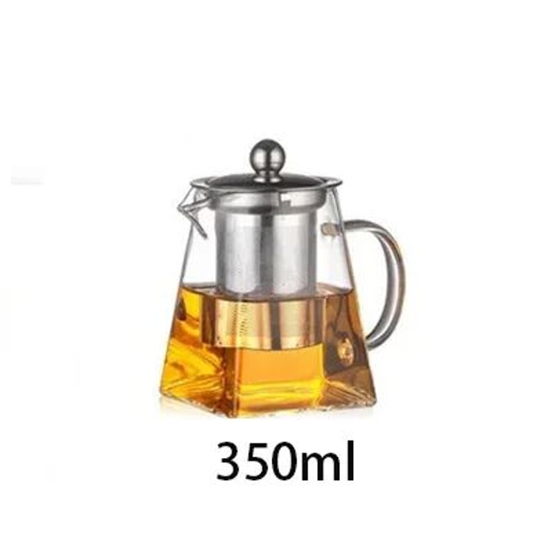 Premium Borosilicate Glass Teapot With Infuser HeatResistant Clear Brew Pot 350550750 ML 6