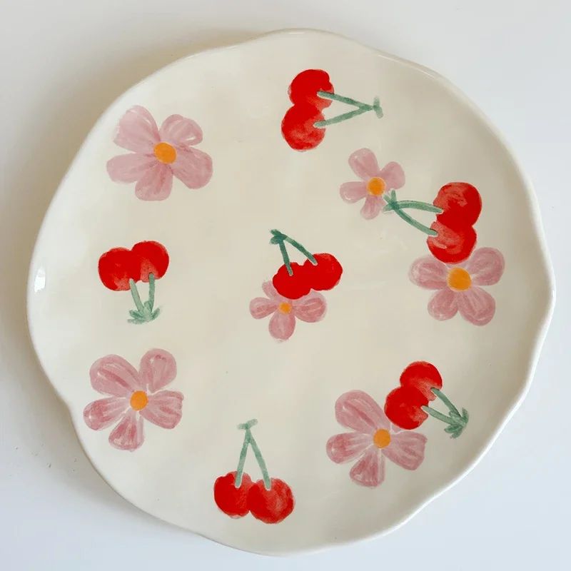 HandPainted Ceramic Coffee Cup With Saucer Set Cute Tea Cup For Cozy Breakfasts 4