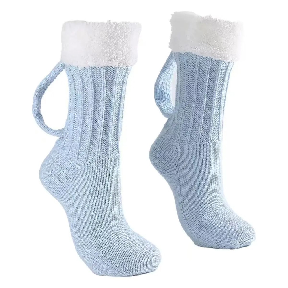 Beer Mug 3D Knitted Winter Socks Cozy 3D Beer Mug Socks For Warm Lounging 9