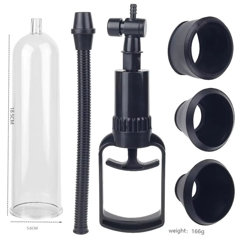 Manual Vacuum Pump Trainer For Men Adjustable Air Pump Exerciser For Performance Confidence 6